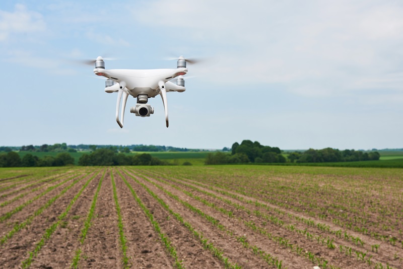 Using drones in agriculture and fields